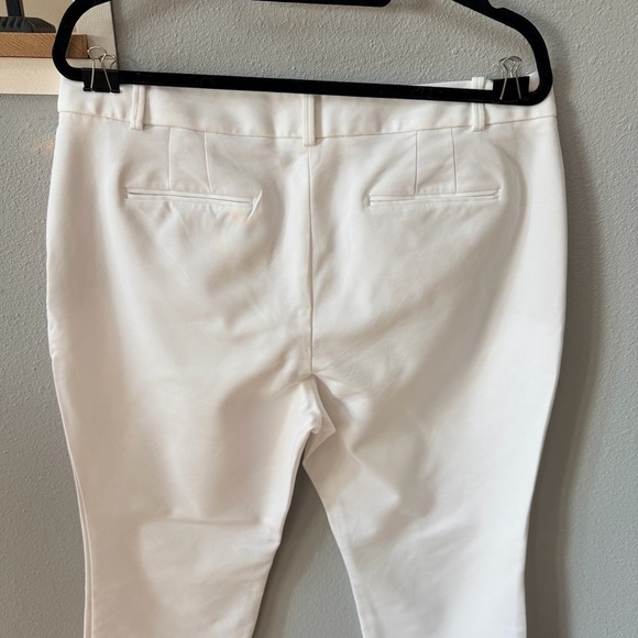 Talbots Freeport Curvy White Straight-Leg Trousers - Picture 7 of 14